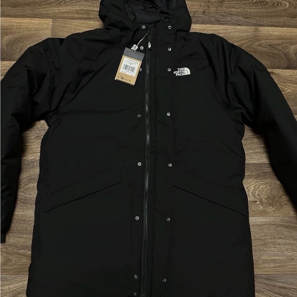 The North Face Explore Farther Parka TNF Black Men Size Large 600 Down Fill NWT - Picture 8 of 14